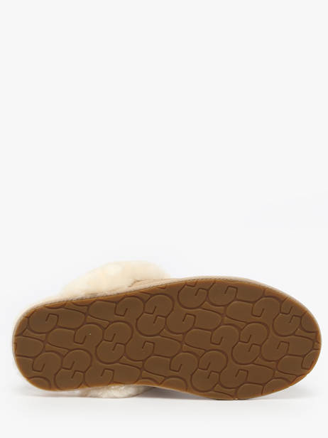 Scuffette Ii Pantoffels Uit Leder Ugg Beige accessoires 1106872 ander zicht 4